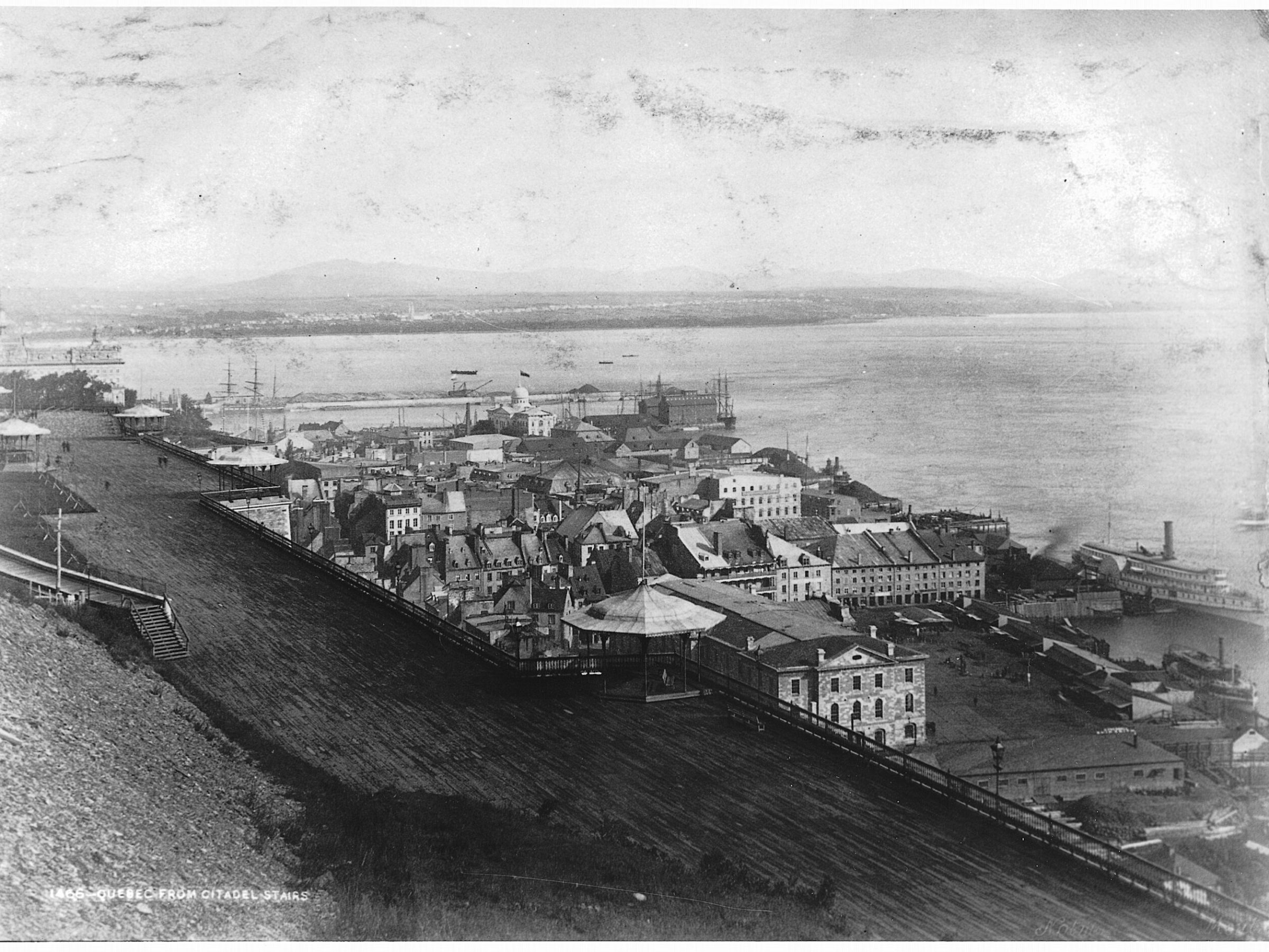a vintage photo of a large body of water