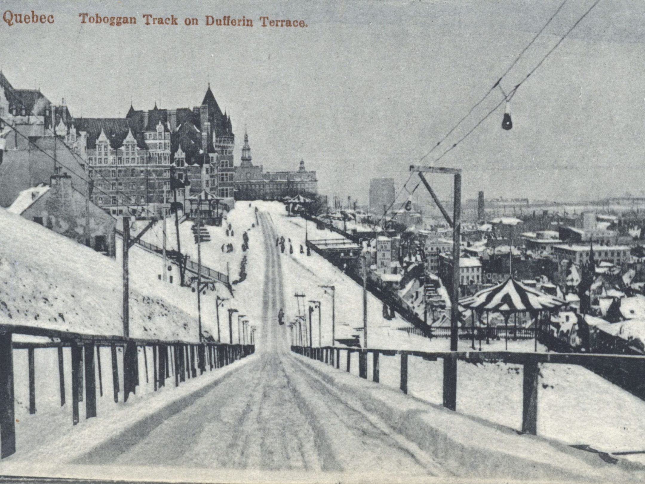 an old photo of a train
