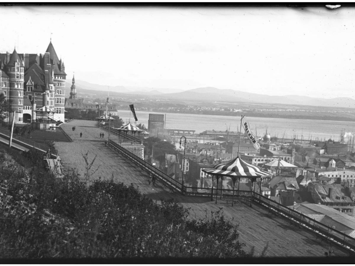 an old photo of a train