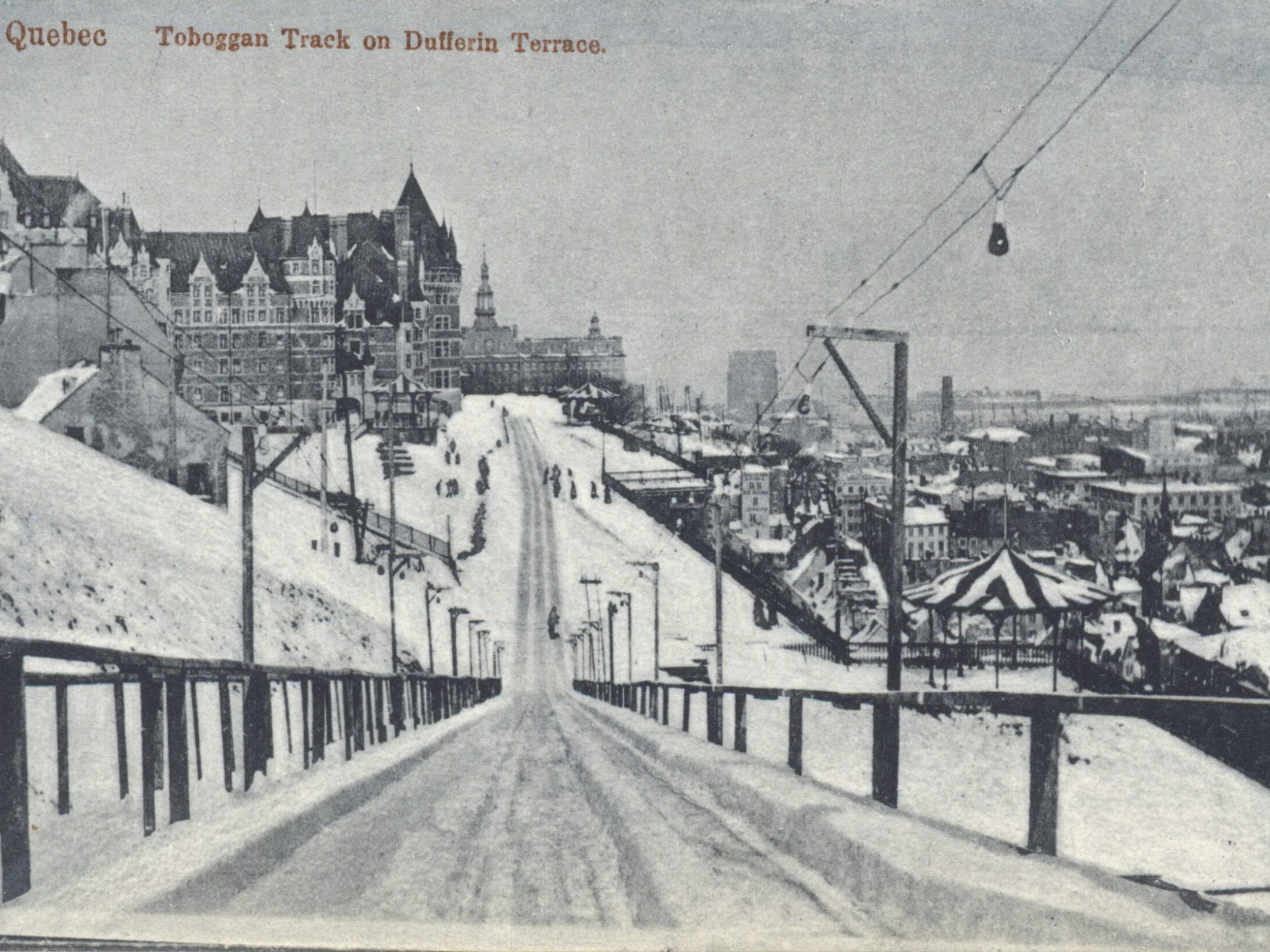an old photo of a train